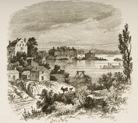 Turtle Bay et Blackwells Island, New York, vers 1880